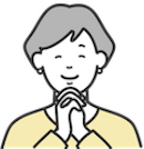 喜んでいる50代の女性