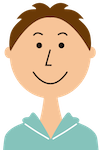 喜んでいる30代の男性