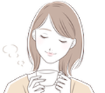 リラックスしている女性